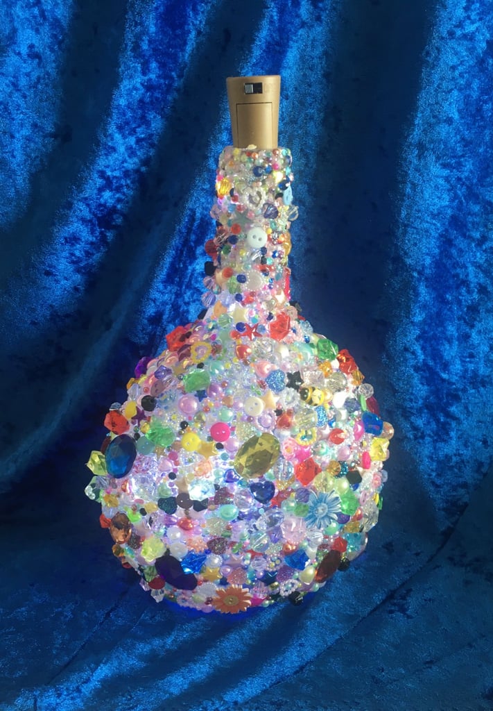 Jewelled Bottle light ~ New 