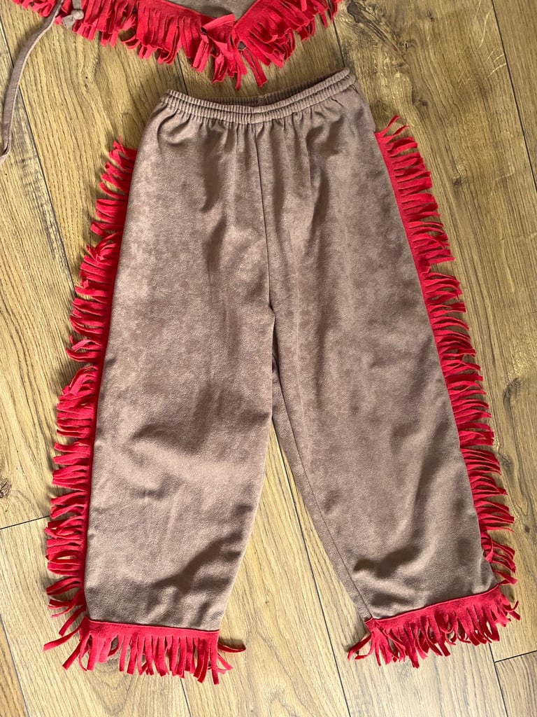 HALLOWEEN KIDS NATIVE AMERICAN INDIAN KIDS DRESS UP COSTUME BLOOMING MARVELLOUS AGE 3-4 YEARS 