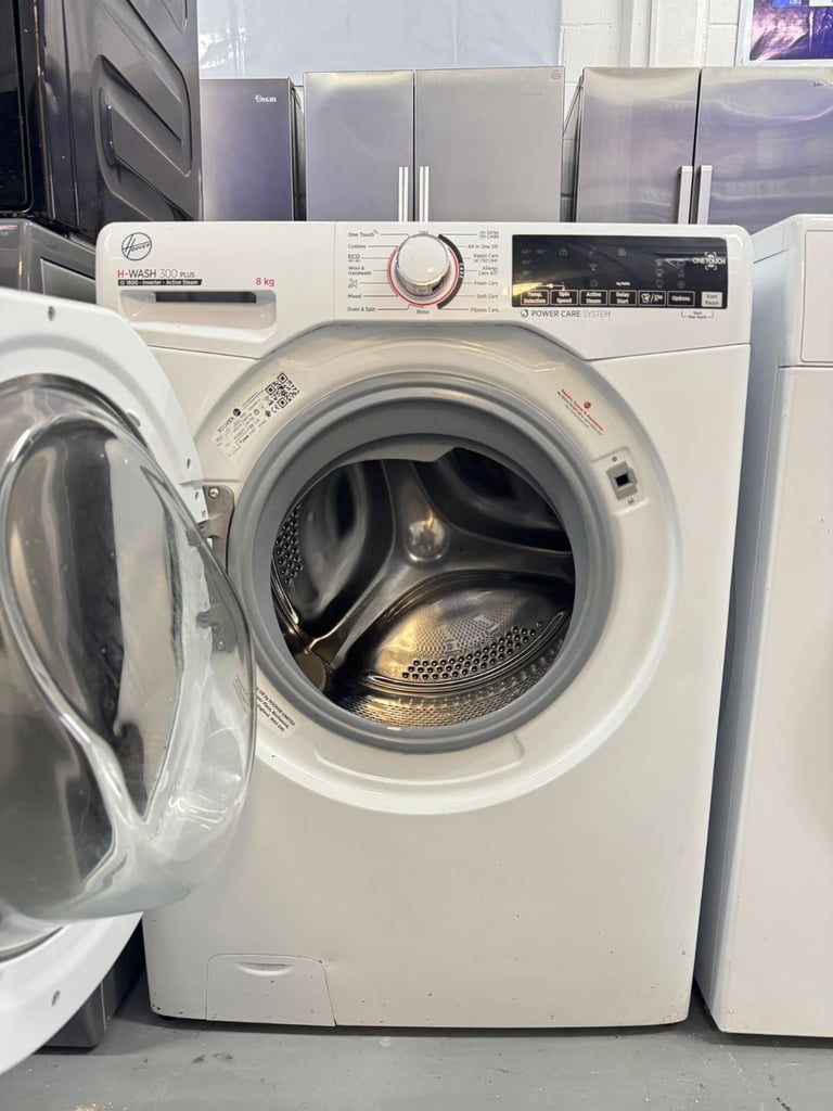 Hoover 8kg 1600rpm Washing Machine – White - Free Same Day Delivery