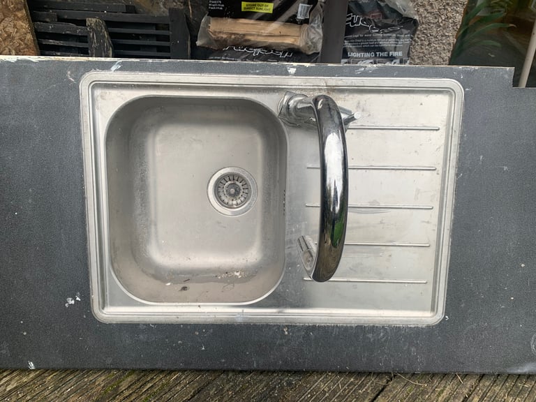 image for Kitchen sink and tap