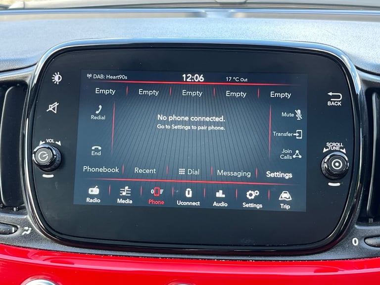  Fiat 500 1.0 Mhev Red Hatchback 3dr Petrol Manual Euro 6 s/s 70 Bhp Petrol