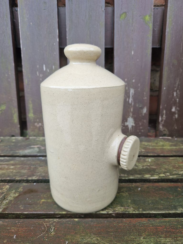 Vintage ceramic hot water bottle