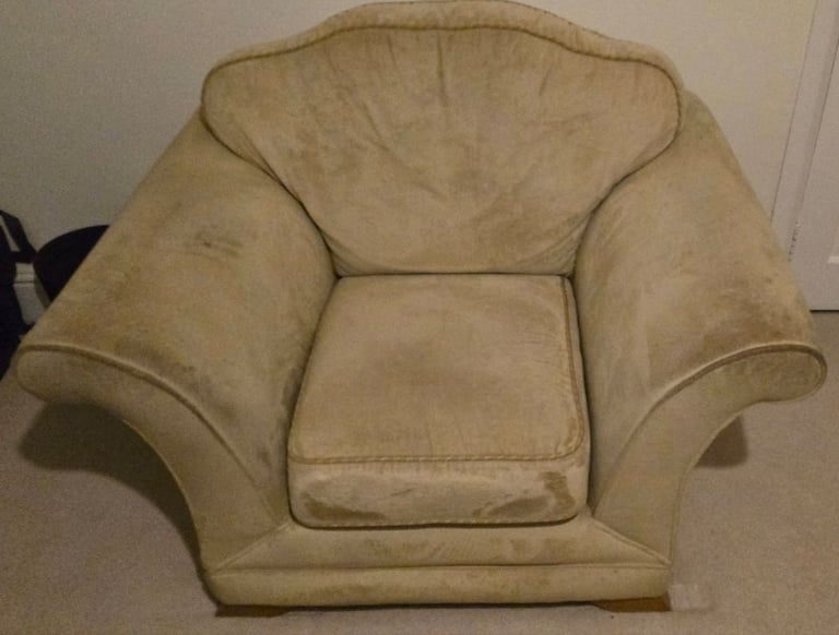 image for Sofa Armchair, golden, yellow, beige ***Reduced £50***