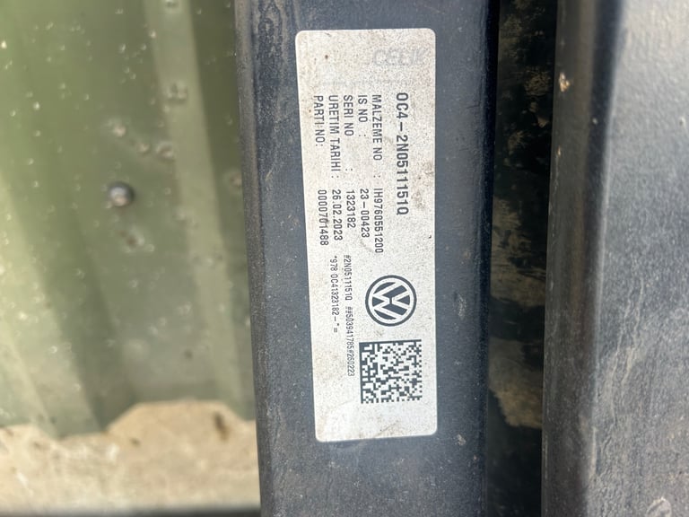 image for VW crafter rear suspension 