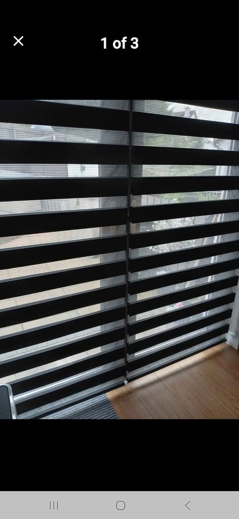 Black night and day blinds