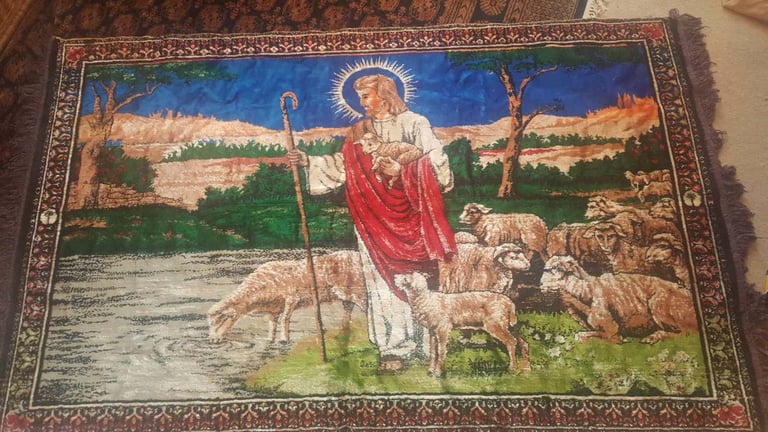 image for Jesus Christ Good Shepherd Tapestry