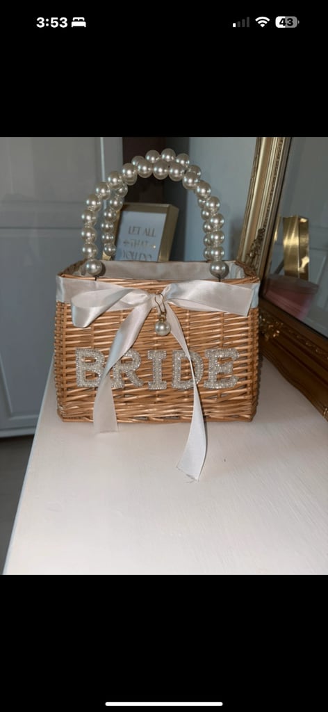 image for Bridal basket bag 