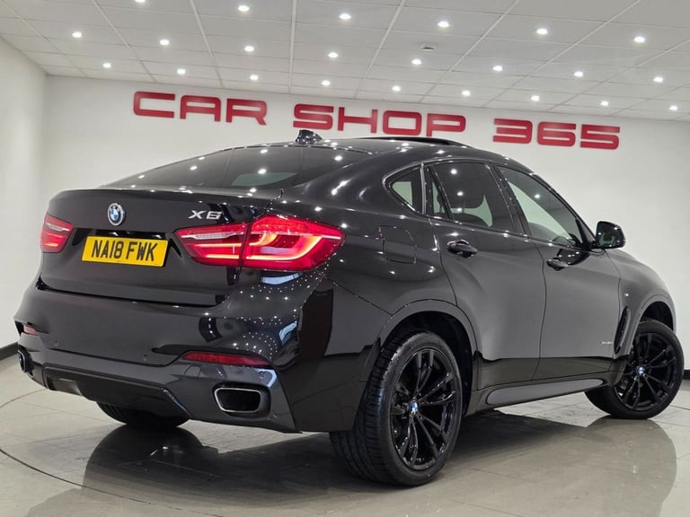 2018 18 BMW X6 3.0 30D M SPORT SUV 5DR DIESEL AUTO XDRIVE EURO 6 (S/S) (258 PS) 
