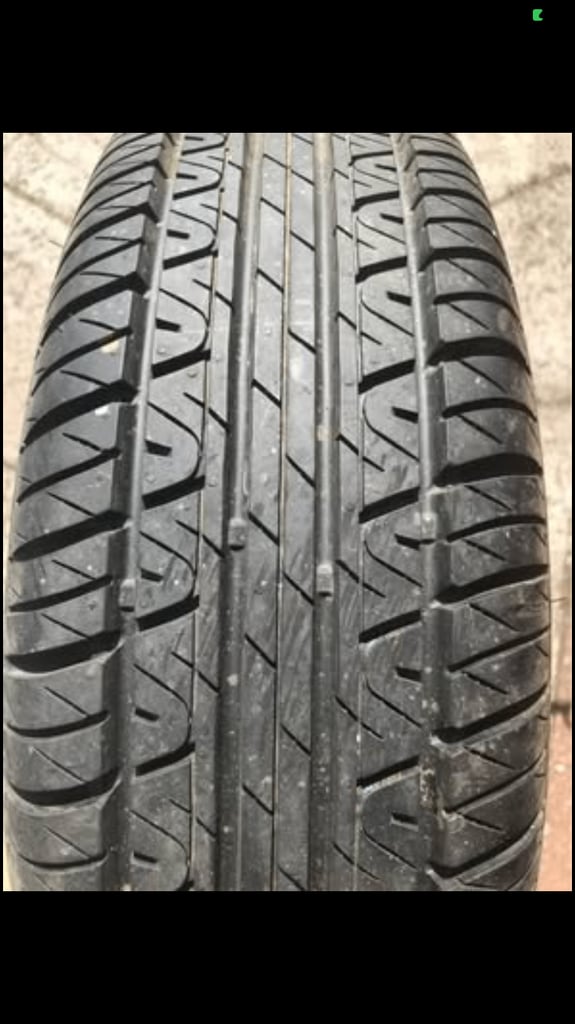 image for HANKOOK Tyre 175/70/R13 on HYUNDAI 4 stud rim, unused