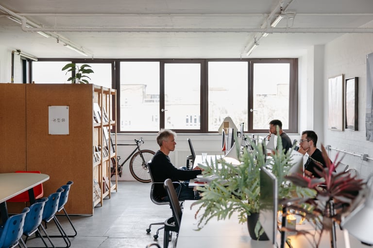 Desks to rent in bright creative studio, Broadway Market, London Fields