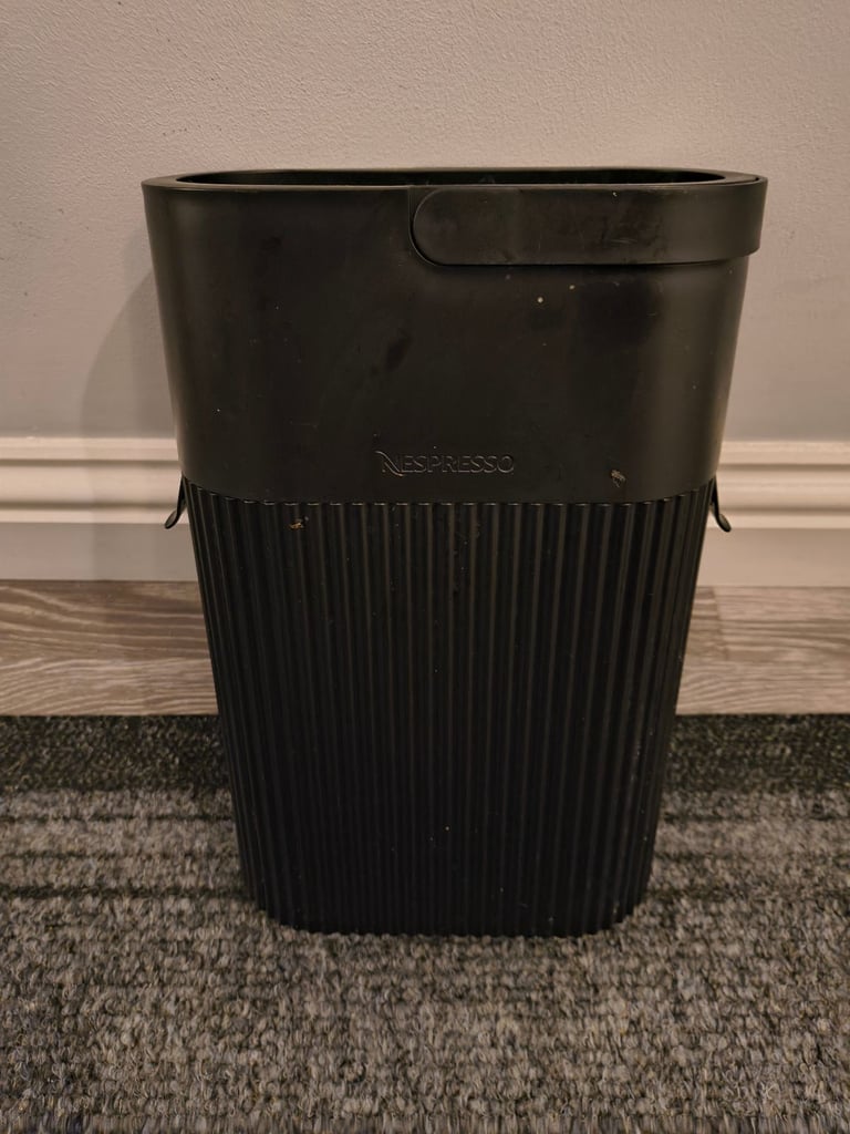 Black NESPRESSO Coffee Pod Recycling/Storage Bin