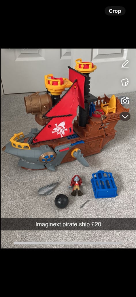 image for Imaginext pirate ship 