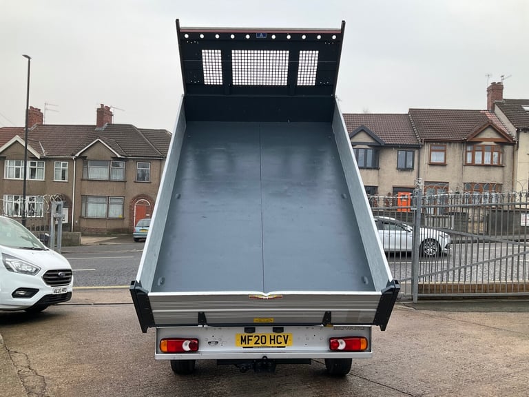 2020 VAUXHALL MOVANO 3500 L2 2.3 TURBO D 135 BHP FWD SINGLE CAB ALLOY TIPPER