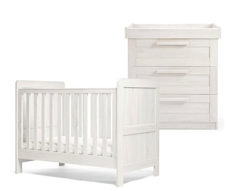 Cotbed and dresser 