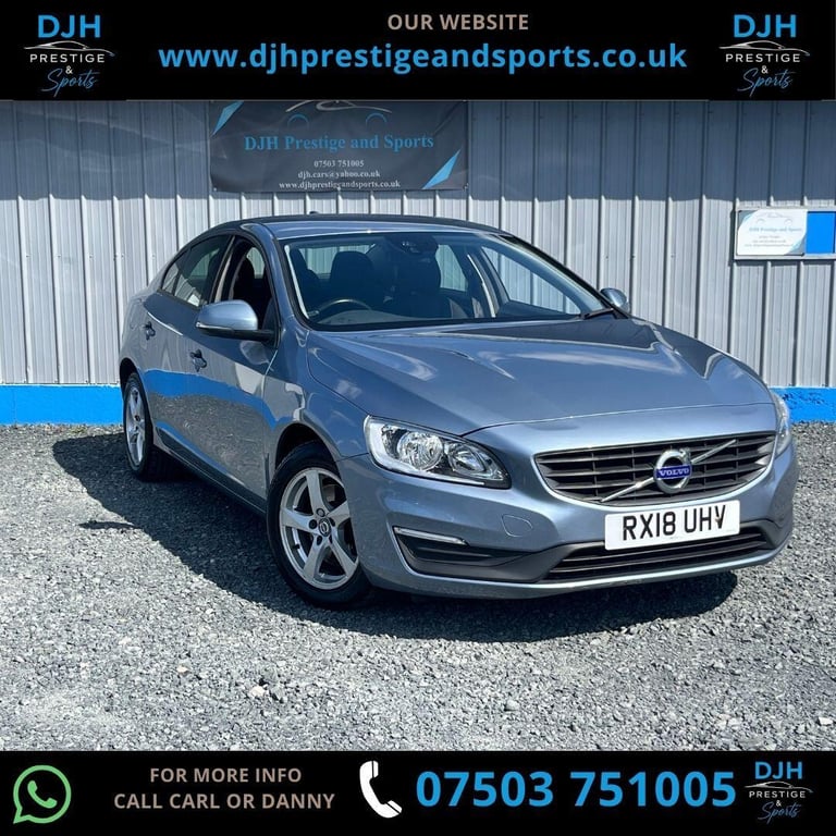 2018 Volvo S60 2.0 D2 Business Edition Lux Euro 6 (s/s) 4dr SALOON Diesel Manual