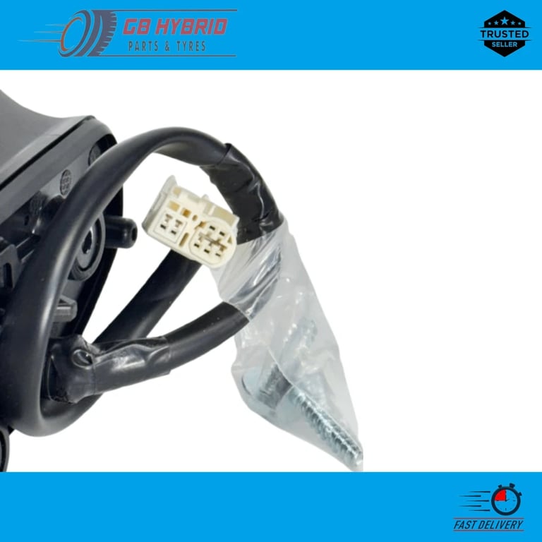 New Toyota Prius Plus 2011-2022 Driver Side Mirror White (Import Model)