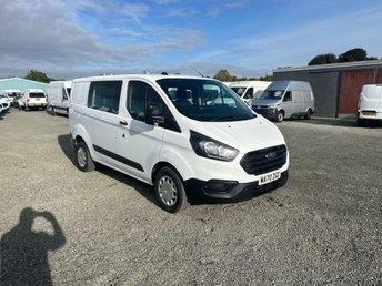 2020 ON 70 PLATE FORD TRANSIT CUSTOM 280 LEADER 5 SEATER CREW VAN 89K ULEZ FREE 