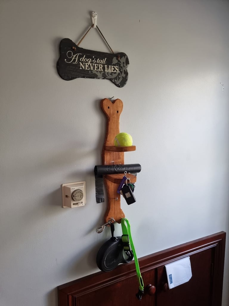 Bone shaped dog accessory and key holders 