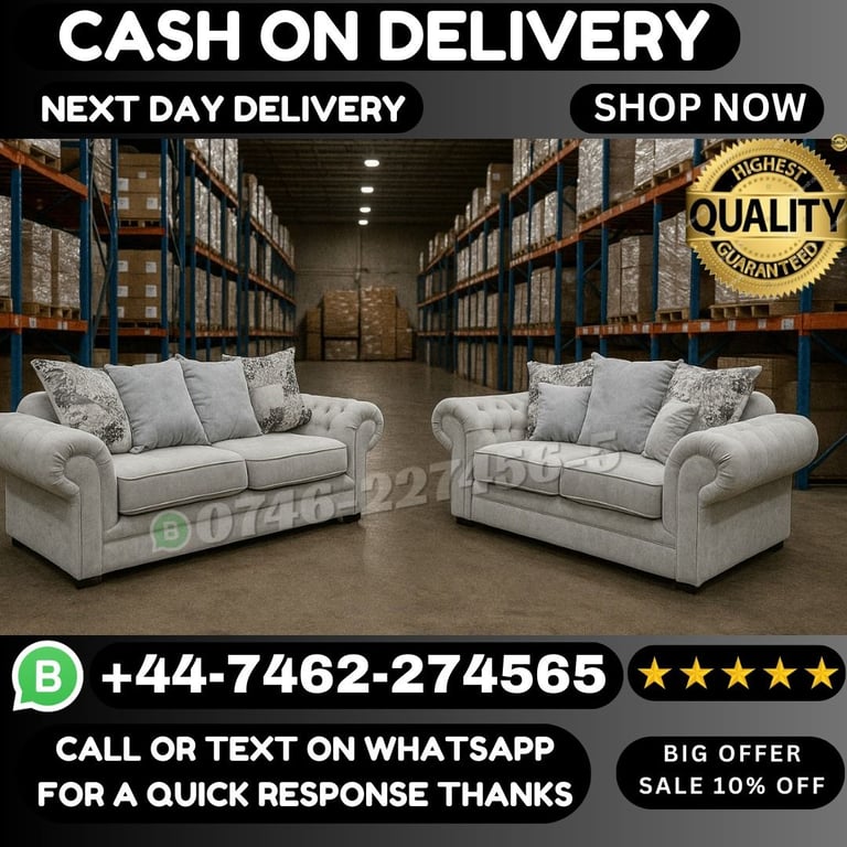 🛋️Sofas for Sale – All Styles & Colours Available with Fast Delivery!