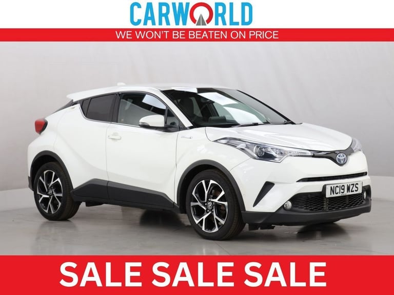 2019 Toyota C-HR 1.8 VVT-h Design SUV 5dr Petrol Hybrid CVT Euro 6 (s/s) (122 ps) HATCHBACK PETRO...