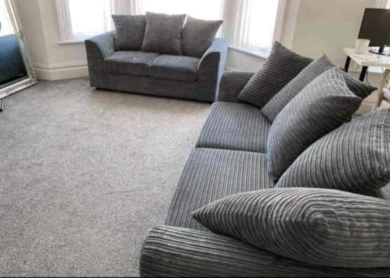 Cord sofa CORNER or 3 and 2 seater for sale