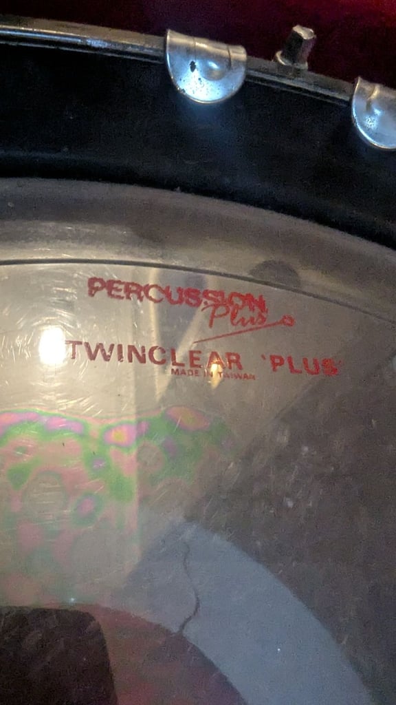 image for 16" Audition snare drum Japan TwinClear plus skin pearlescent Blue