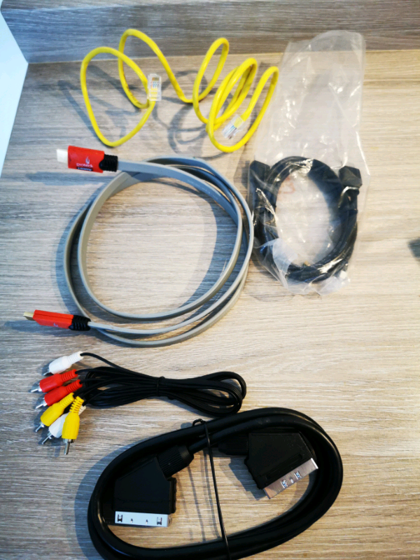 Hdmi cable, scart lead job lot 
