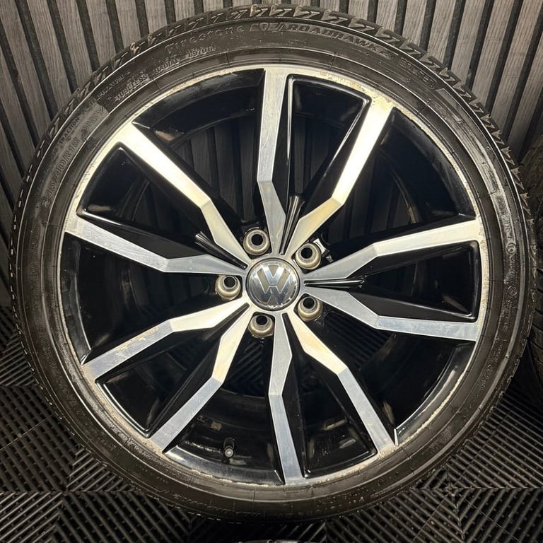 18'' GENUINE VW PASSAT CC SCIROCCO R LINE LISBON WHEELS TYRES ALLOYS