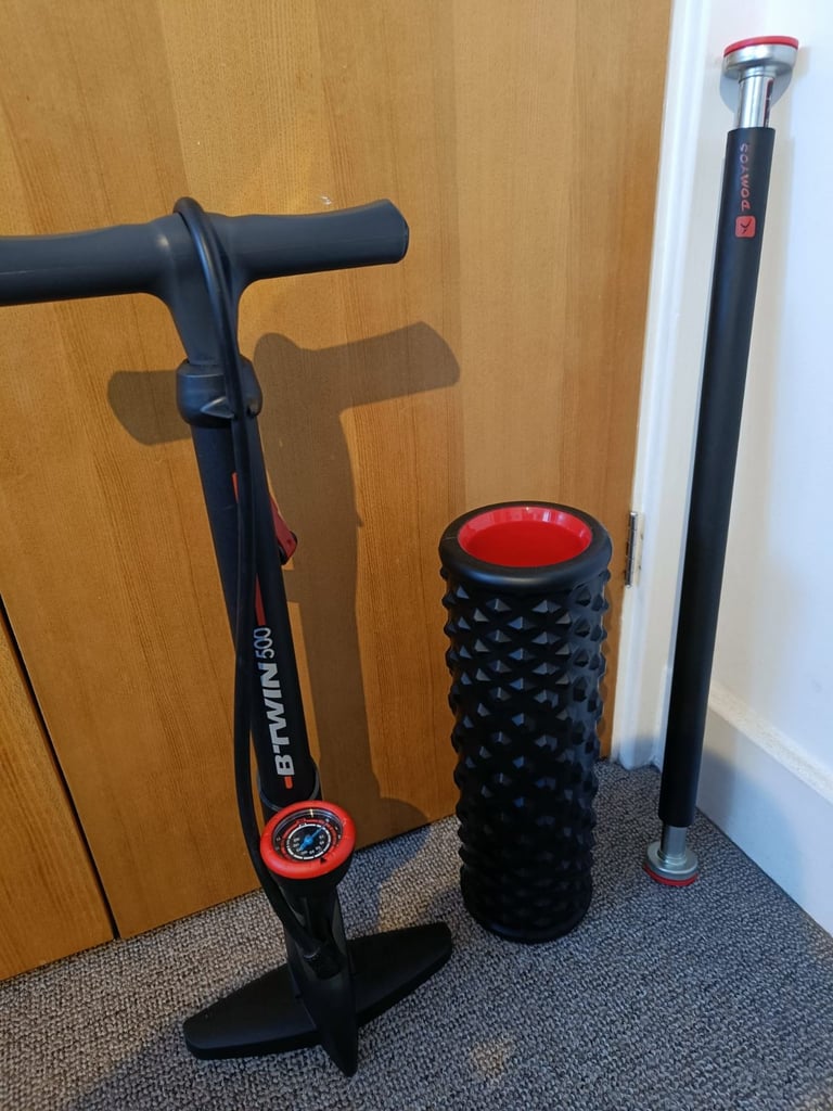 Vacuum cleaner, step stool, pull-up bar, ironing board