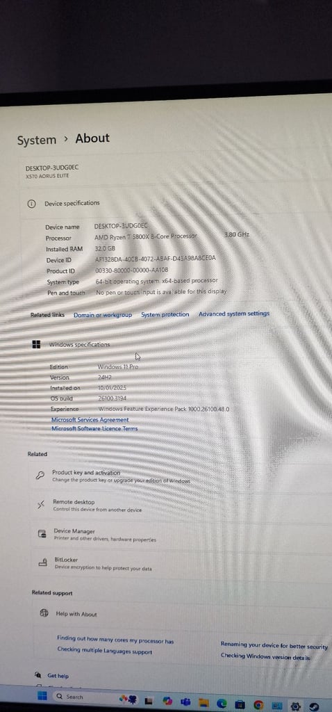 24gb RTX 3090 Gaming pc 32gb ram AMD 5800x 8 core cpu 
