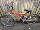 Unisex red bike £30