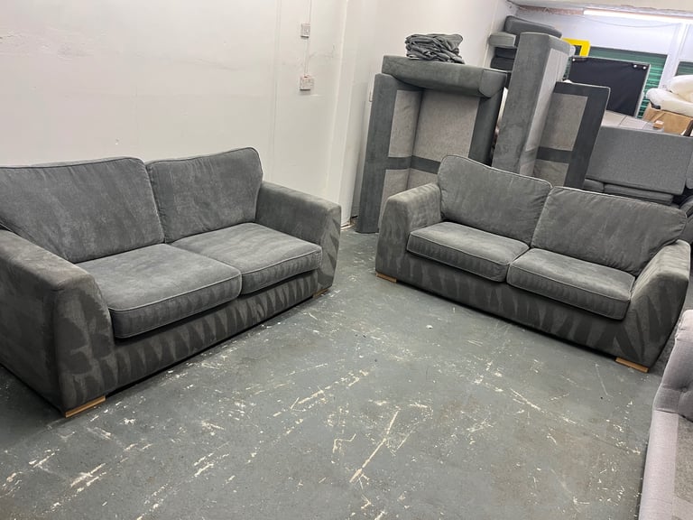 image for X2 Dfs Three seater sofas-Can Deliver