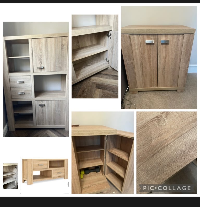 Next corsica furniture corner tv unit wall unit