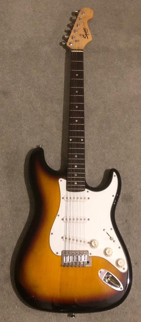 Fender Electric Guitar And Fender Amp/Stagg Electric Guitar Case Bundle.