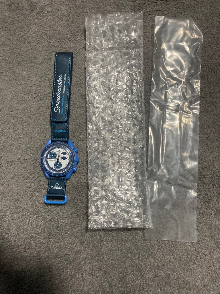 Moon watch blue mission to the moon 