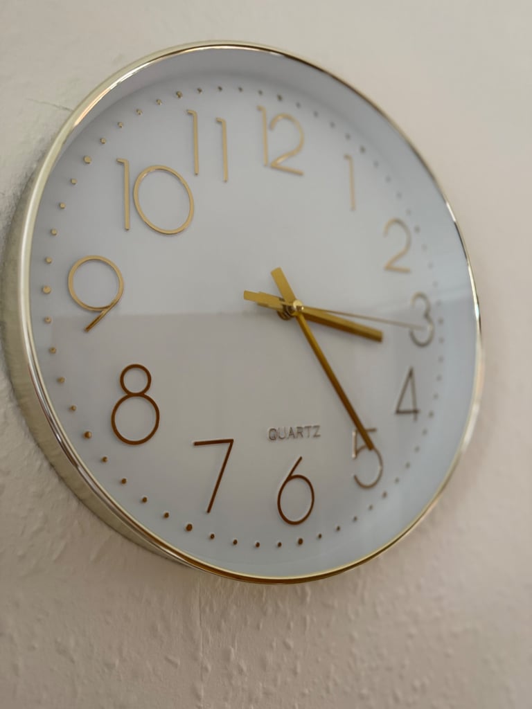 image for Gold wall clock