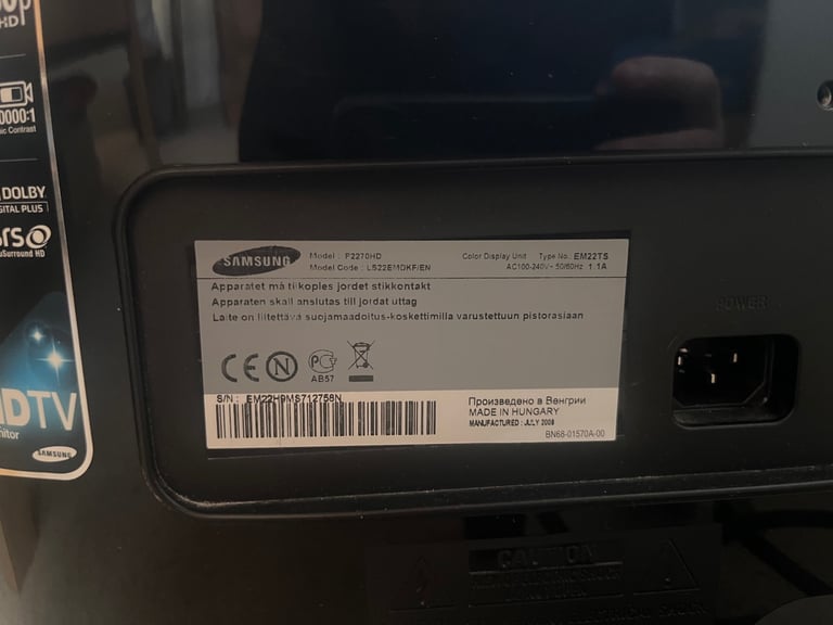 LG Small Tv with Remote 
