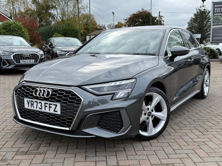 2023 Audi A3 1.0 TFSI 30 S line Sportback 5dr Petrol Manual Euro 6 (s/s) (110 ps) HATCHBACK Petro...