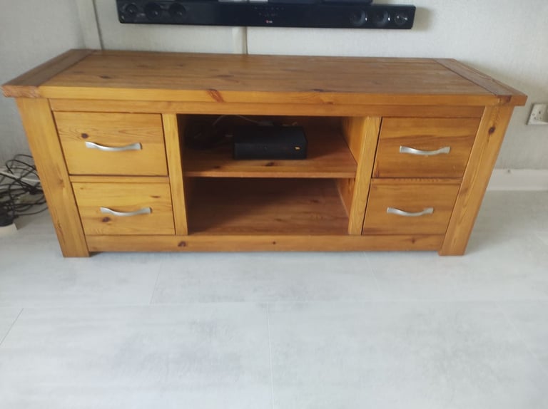 Next TV unit solid wood 
