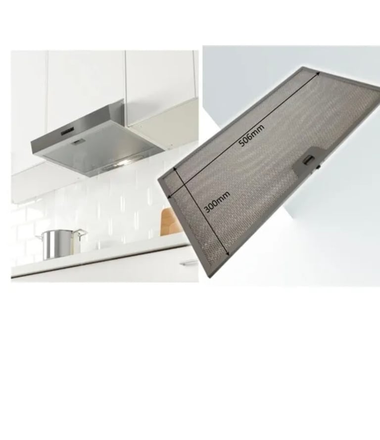 Universal Cooker Hood Metal Grease Filter 506mm x 300mm