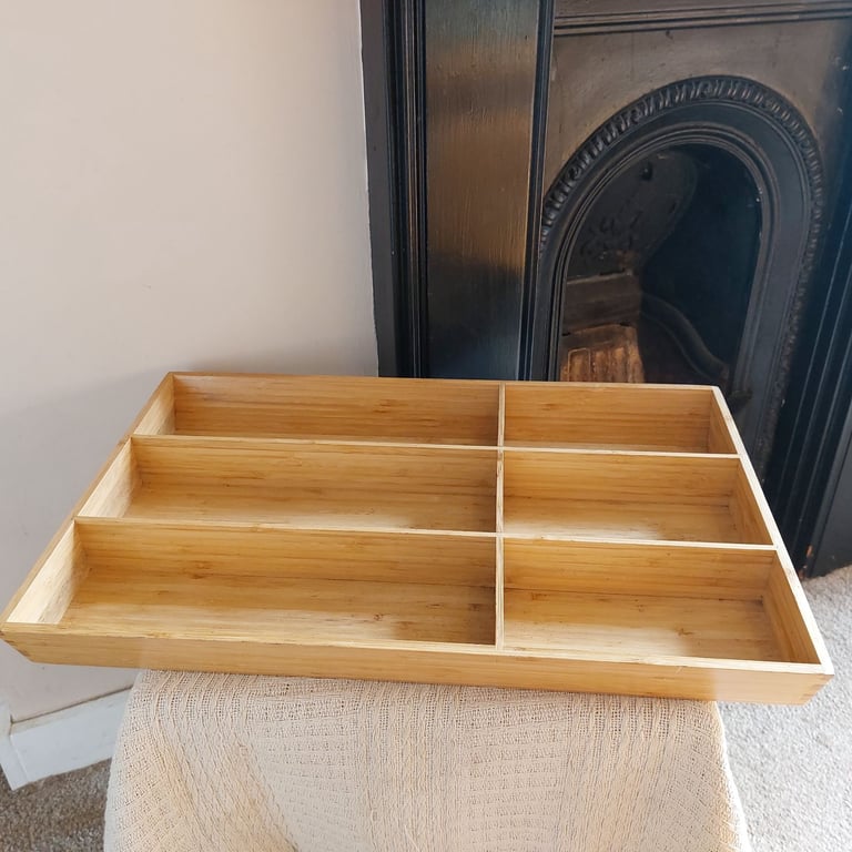 Large Ikea Variera Wooden Drawer Cutlery Tray 