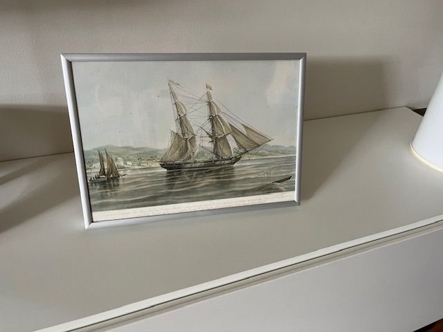 image for Framed print of the brig &quot;Governor Maclean&quot;