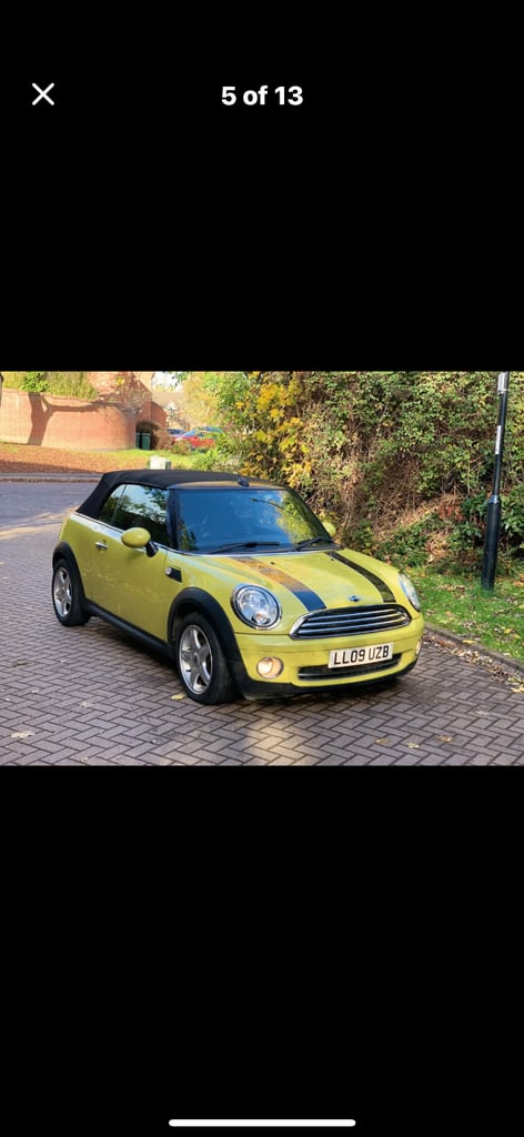 Mini Cooper convertible 