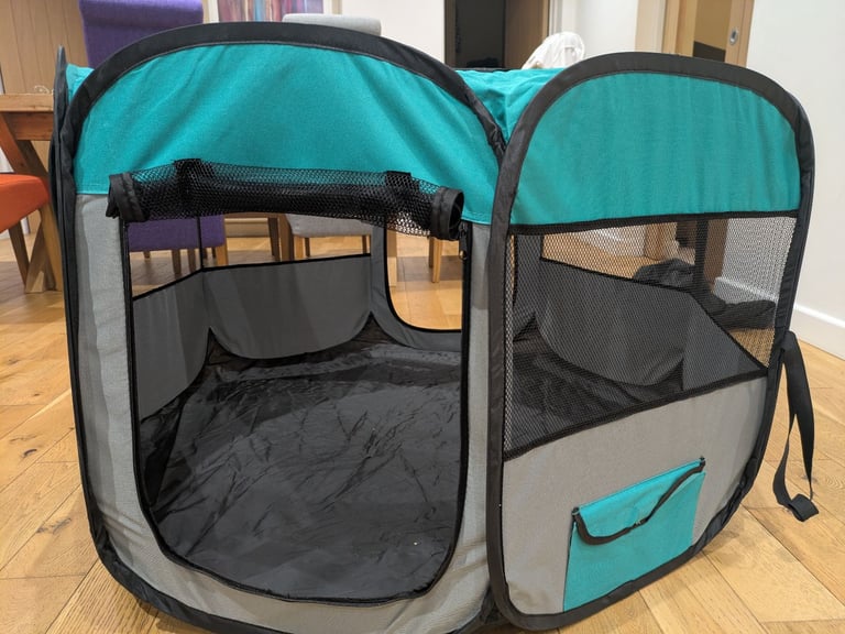 Large dog playpen, foldable, 115x65cm