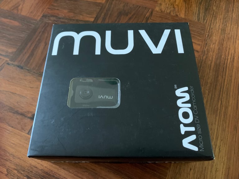 Veho Muvi Atom micro-video camera, sport, cycling, outdoors, 40mm long, Boxed unused