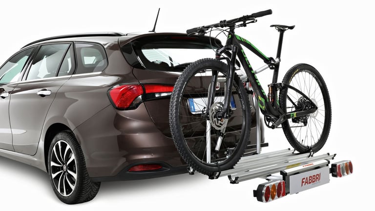 Premium Deluxe 3 Bike Carrier - Suitable For Electric Bike - E-bike -13/7PIN - Towbar - Tilting