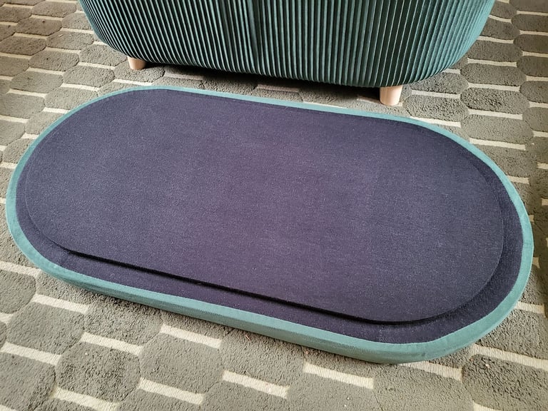 Dunelm Florence Velvet Ottoman