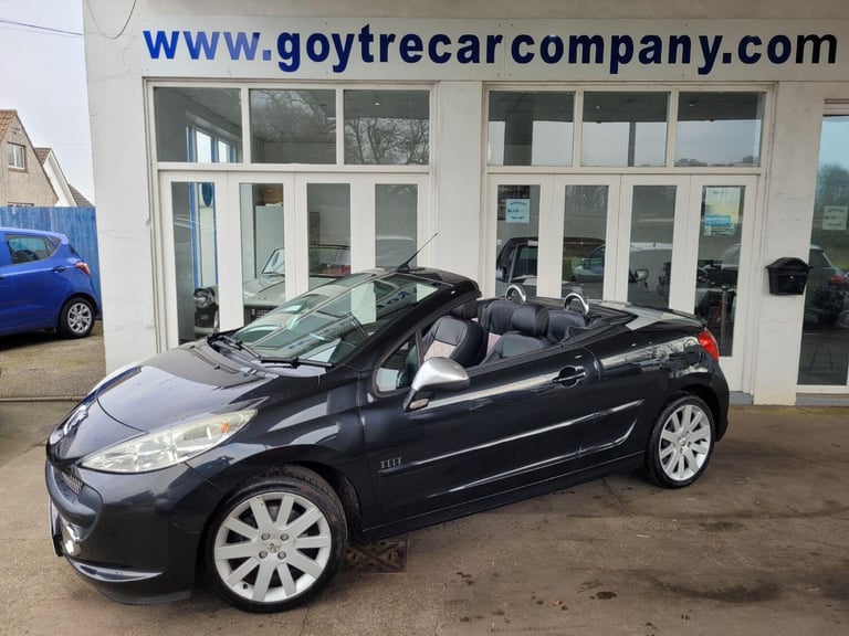 PEUGEOT 207 CC 1.6 16v ELLE Black Manual Petrol 2008