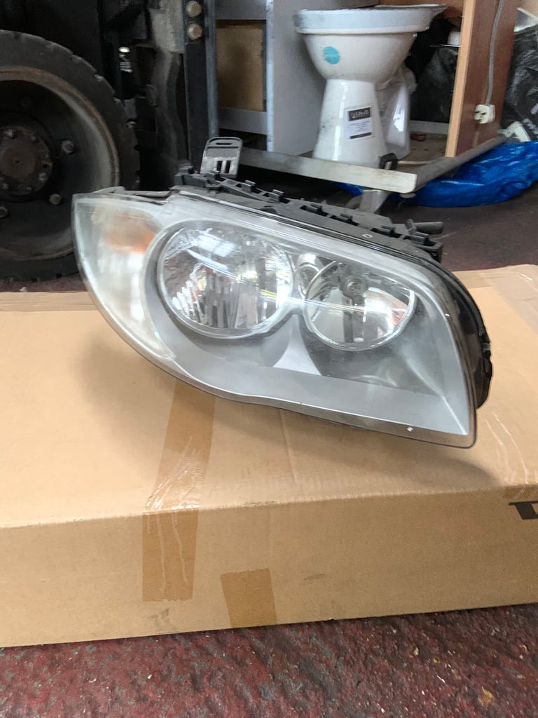 GENUINE BMW 1 SERIES E81 E87 DRIVER SIDE HEADLIGHT O/S 
