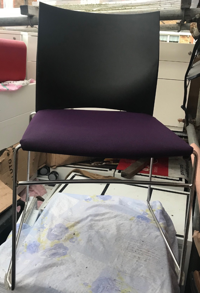 Connection Chair MXP1A Purple And Black Design